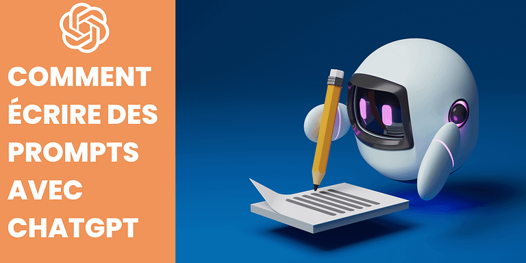 Image pour article - comment écrire des prompts avec chatgpt -robot
